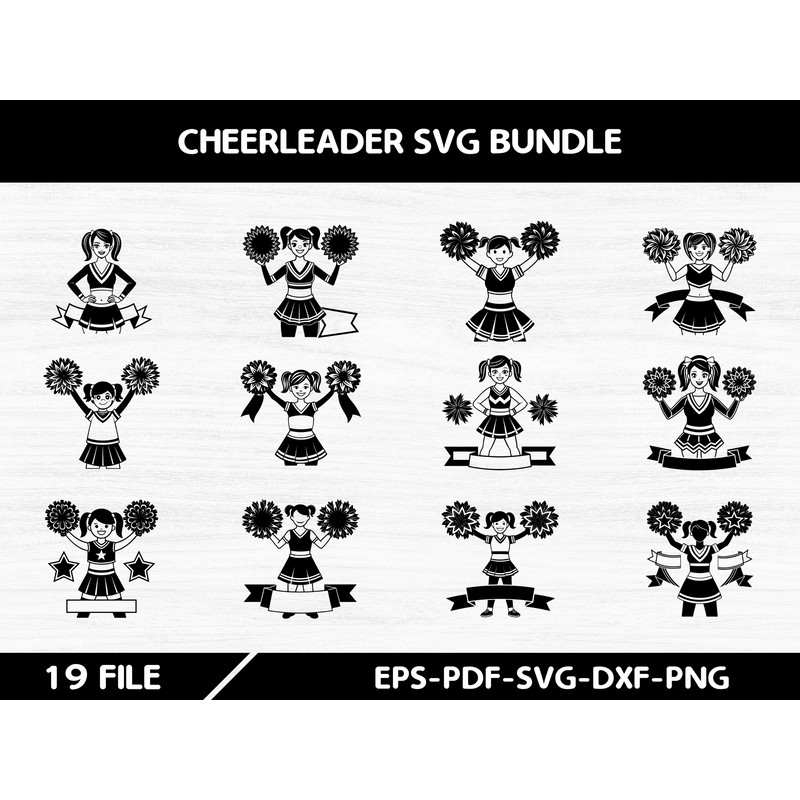 Cheerleader Svg 0