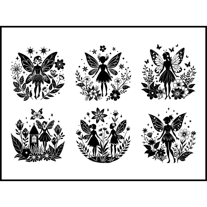 Fairies Svg Bundle 1