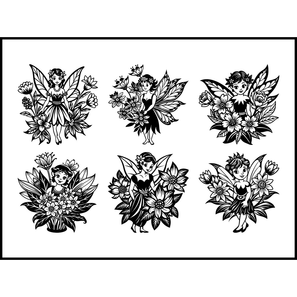 Fairy Garden Svg Bundle 1