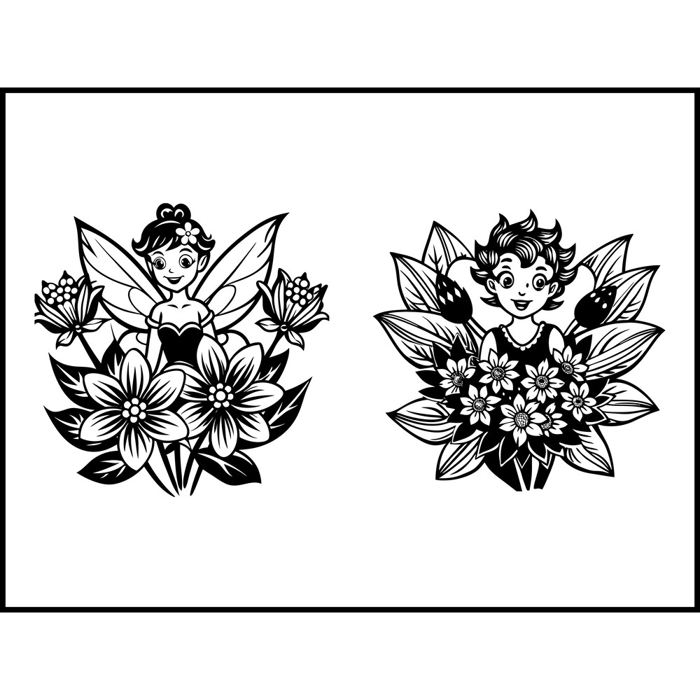 Fairy Garden Svg Bundle 2