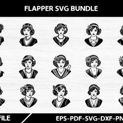flapper svg bundle