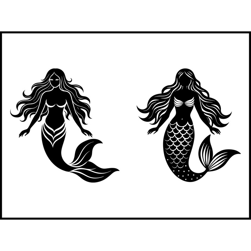 Mermaid Svg Bundle 2