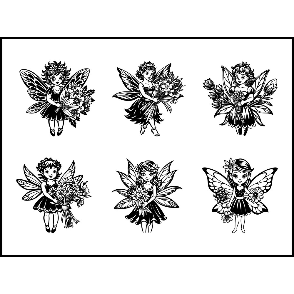 Spring Fairy Svg Bundle 1