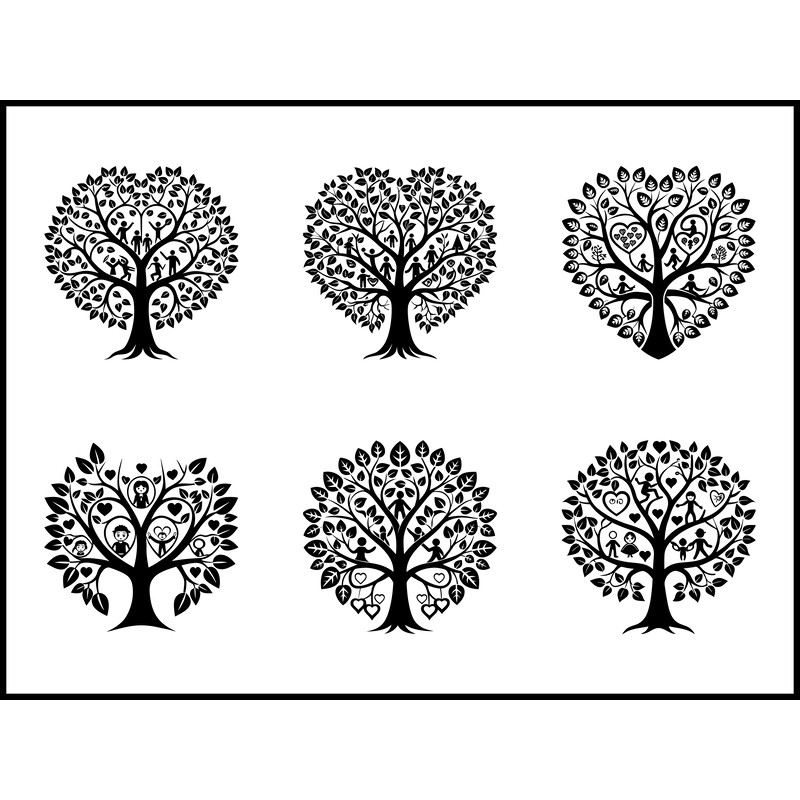 Family Tree Svg Bundle 1