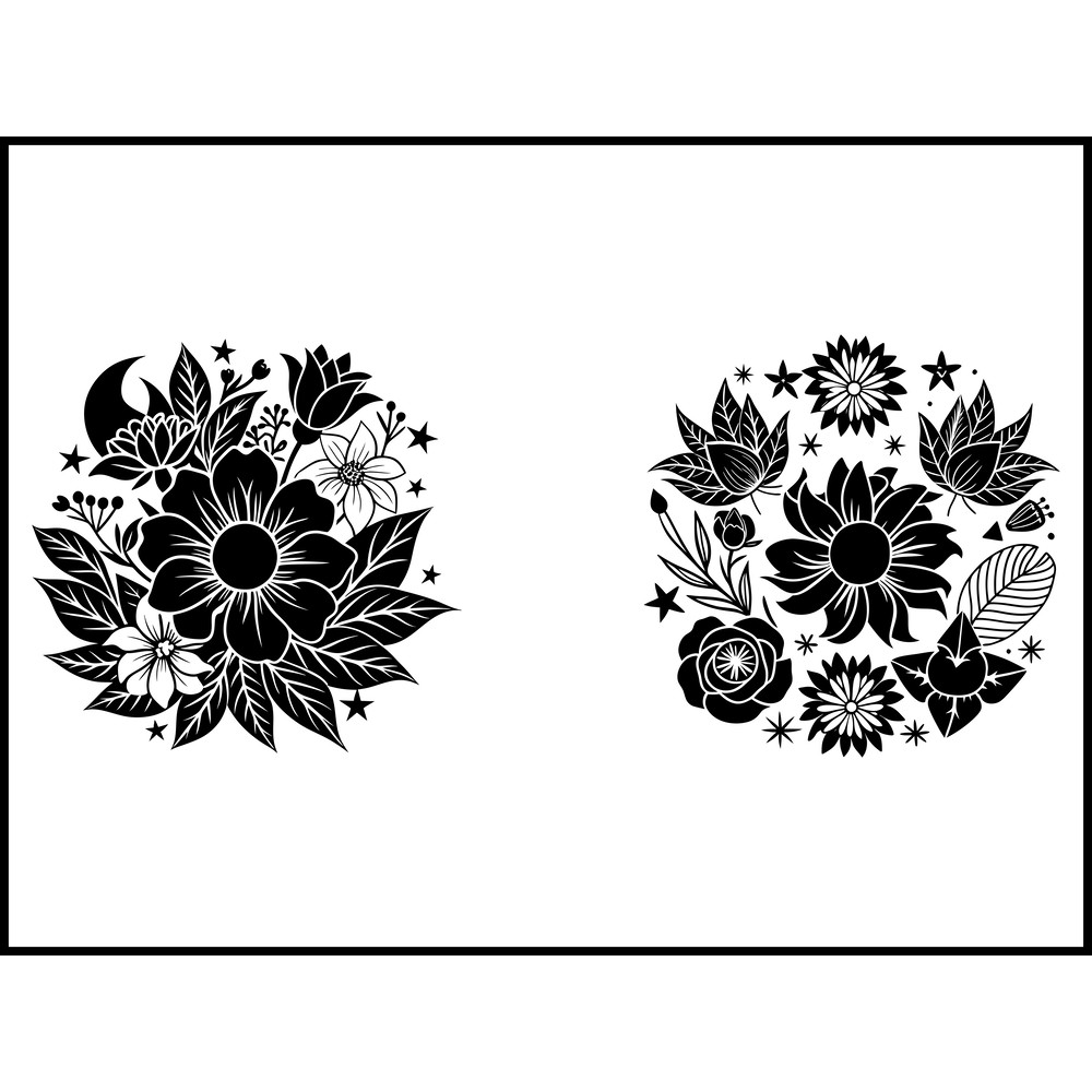 Floral Zodiac Sign Svg Bundle 2