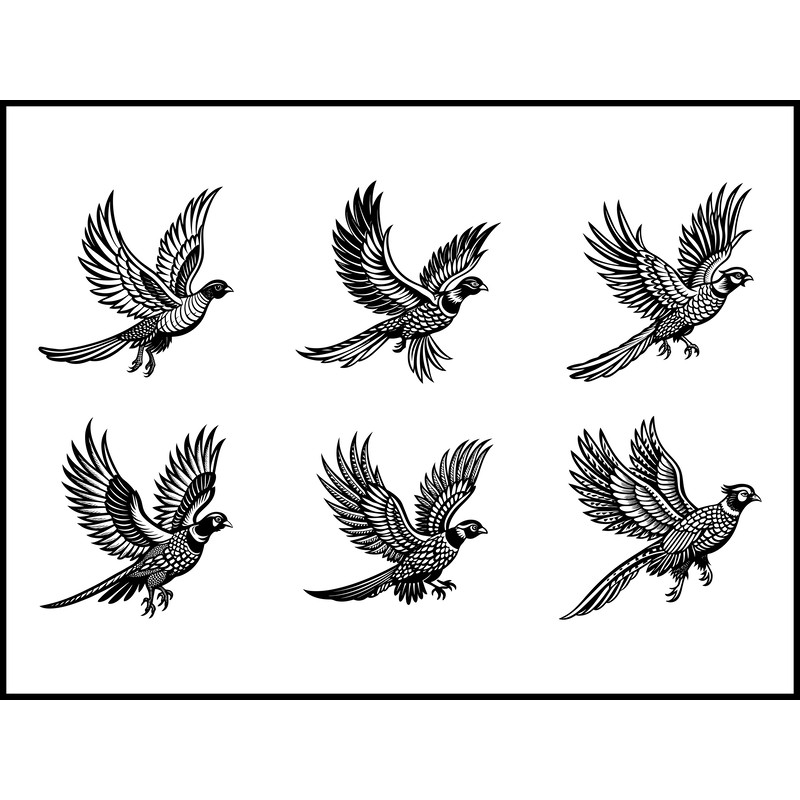 Flying Pheasant Design Bundle 1