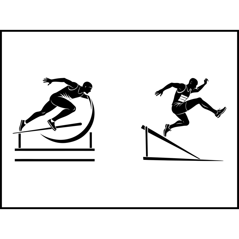Long Jump SVG Bundle 2