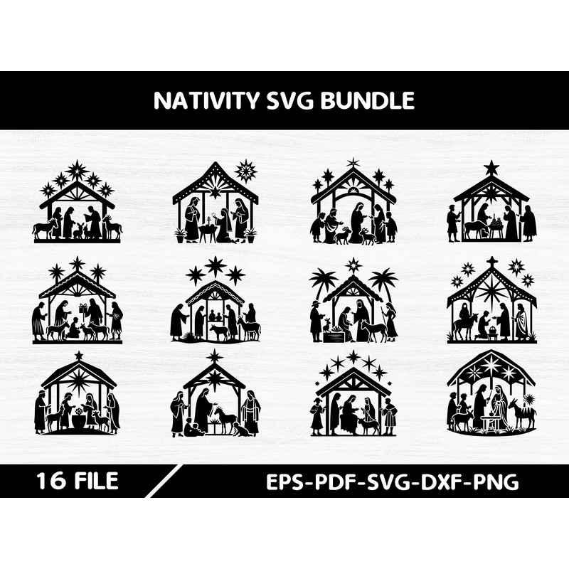Nativity SVG Bundle 0