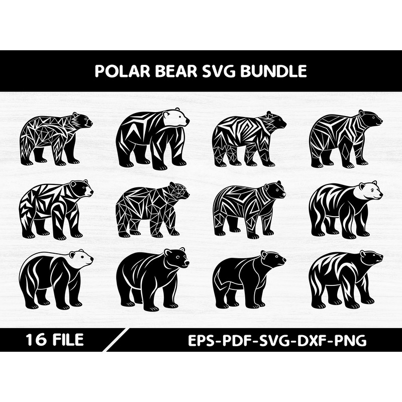 Polar Bear SVG Bundle 0