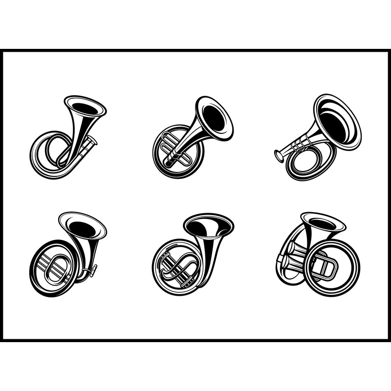 Sousaphone Outline SVG Bundle 1