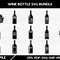 Wine Bottle Svg Bundle 0