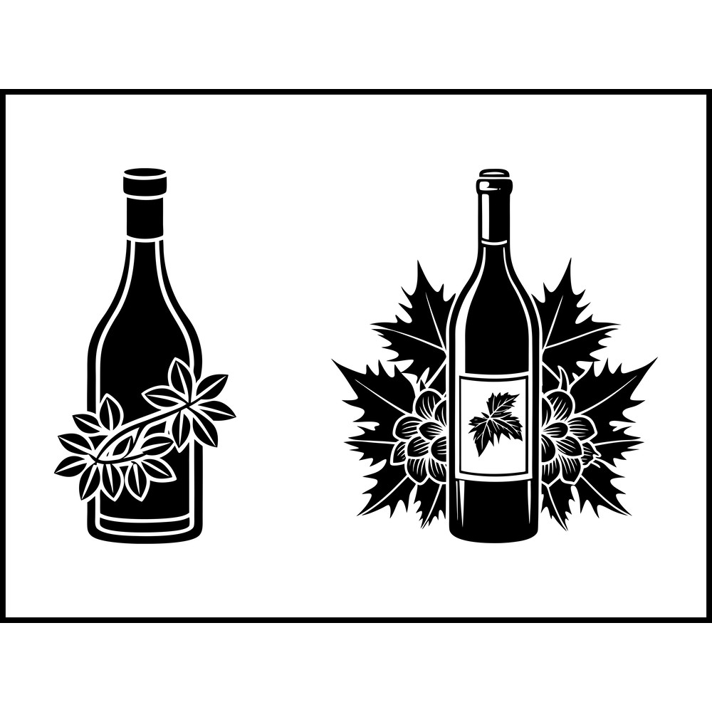 Wine Bottle Svg Bundle 2