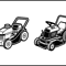 Zero Turn Lawn Mower Outline SVG Bundle 2