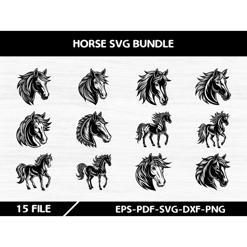 Horse SVG Bundle 0
