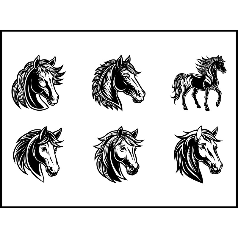 Horse SVG Bundle 1