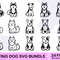 Sitting Dog SVG Bundle 5 0
