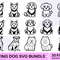 Sitting Dog SVG Bundle 12 0