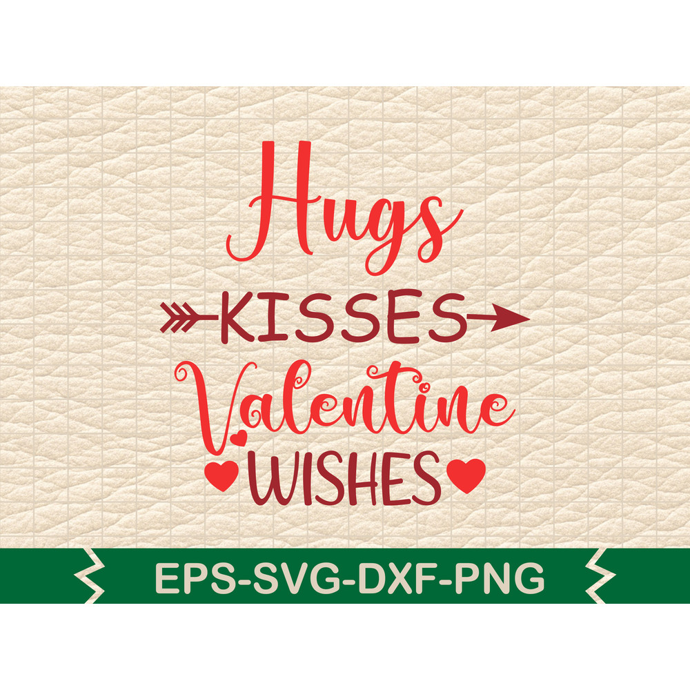 Hugs Kisses Valentine Wishes 0