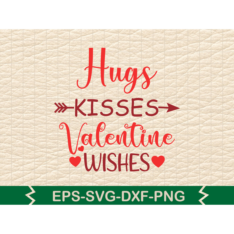 Hugs Kisses Valentine Wishes 0