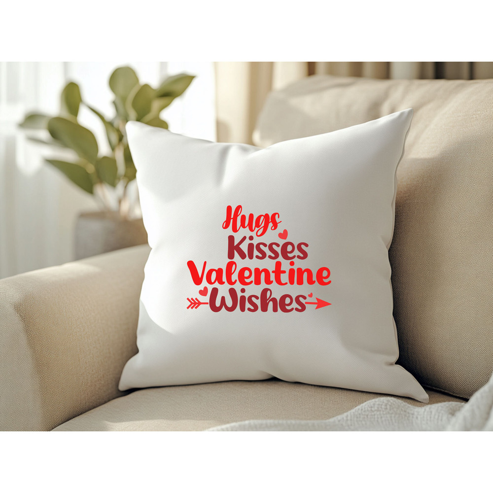 Hugs Kisses Valentine Wishes T Shirt 2