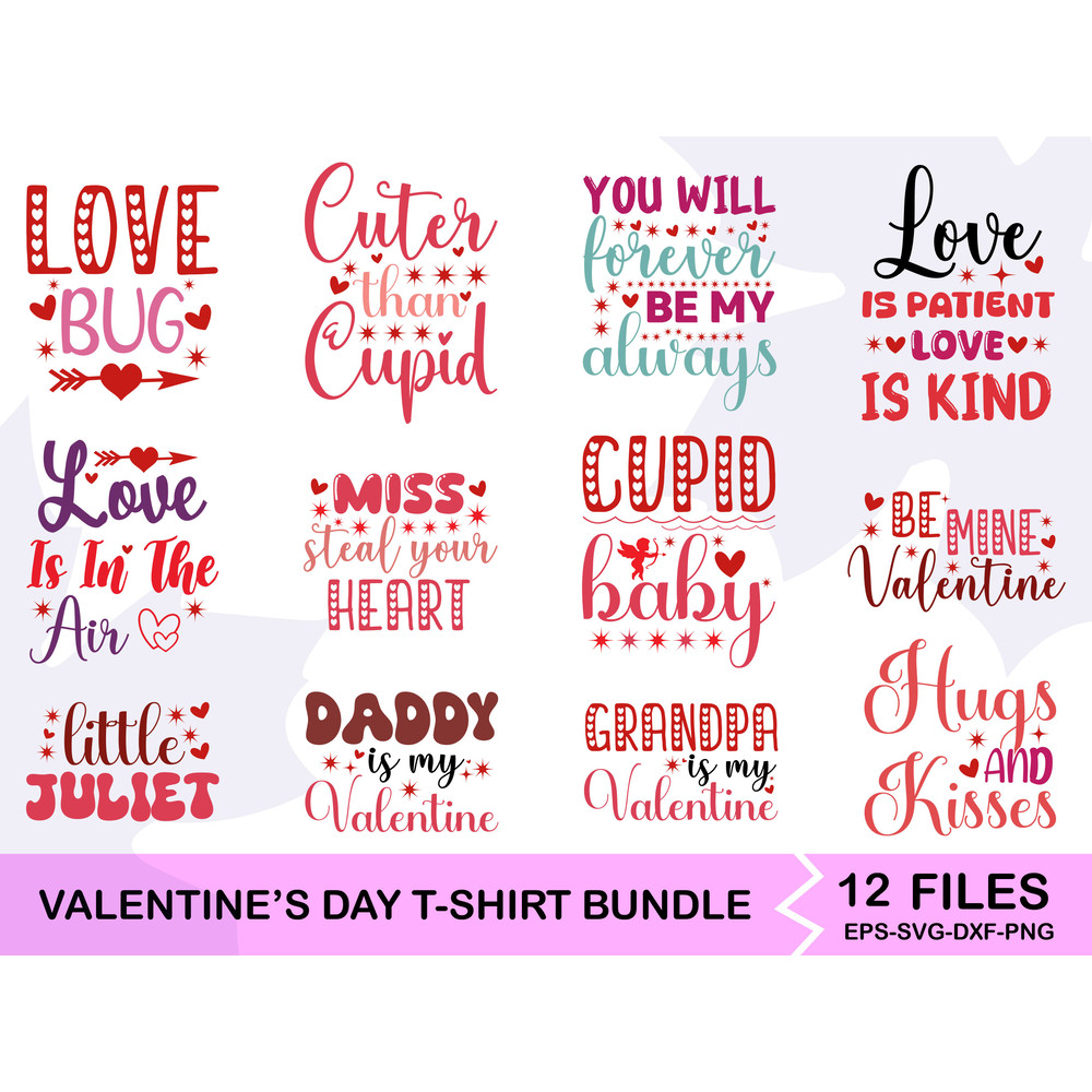 Valentines Day Tshirt Bundle 2 0