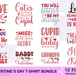 valentines day t-shirt bundle 2