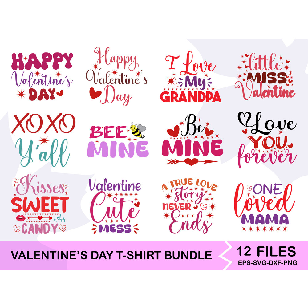 Valentines Day Tshirt Bundle 3 0