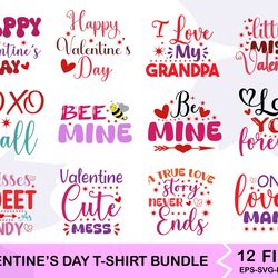 valentines day t-shirt bundle 3