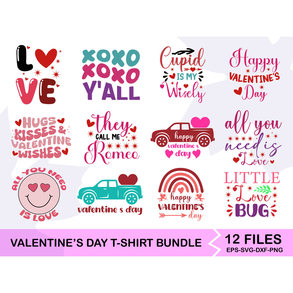 Valentines Day Tshirt Bundle 6 0