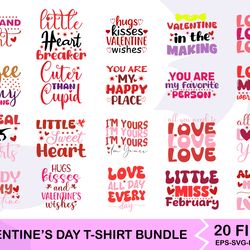 valentine day t-shirt bundle