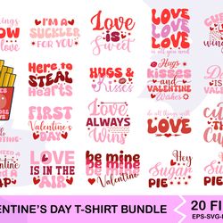 valentine day t-shirt bundle 8