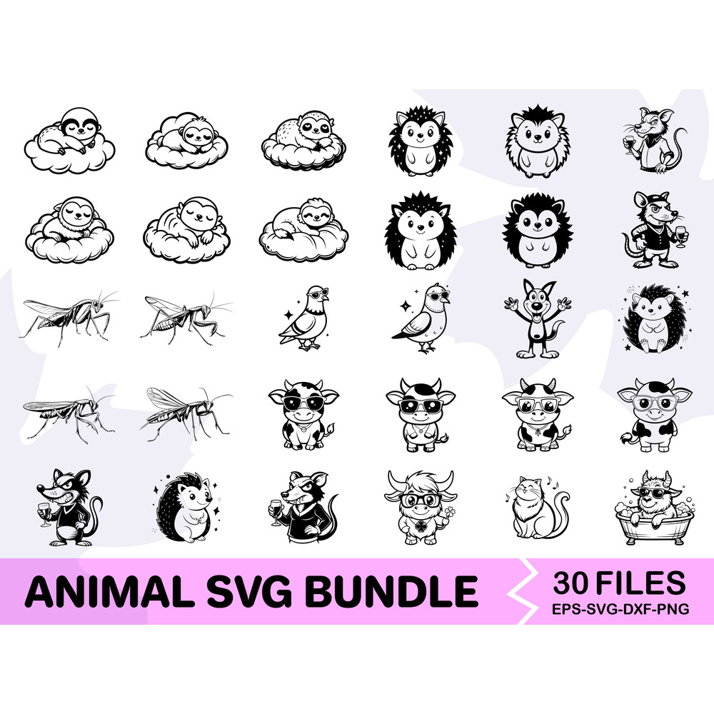 Animal Svg Bundle 2 0