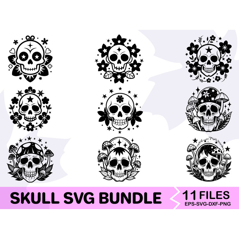 Skull Svg Bundle 0