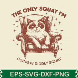 the only squat i m doing is diddly squat