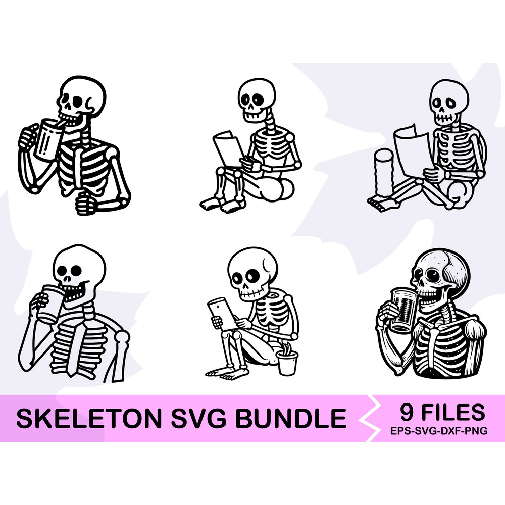 Skeleton Svg Bundle 2 0