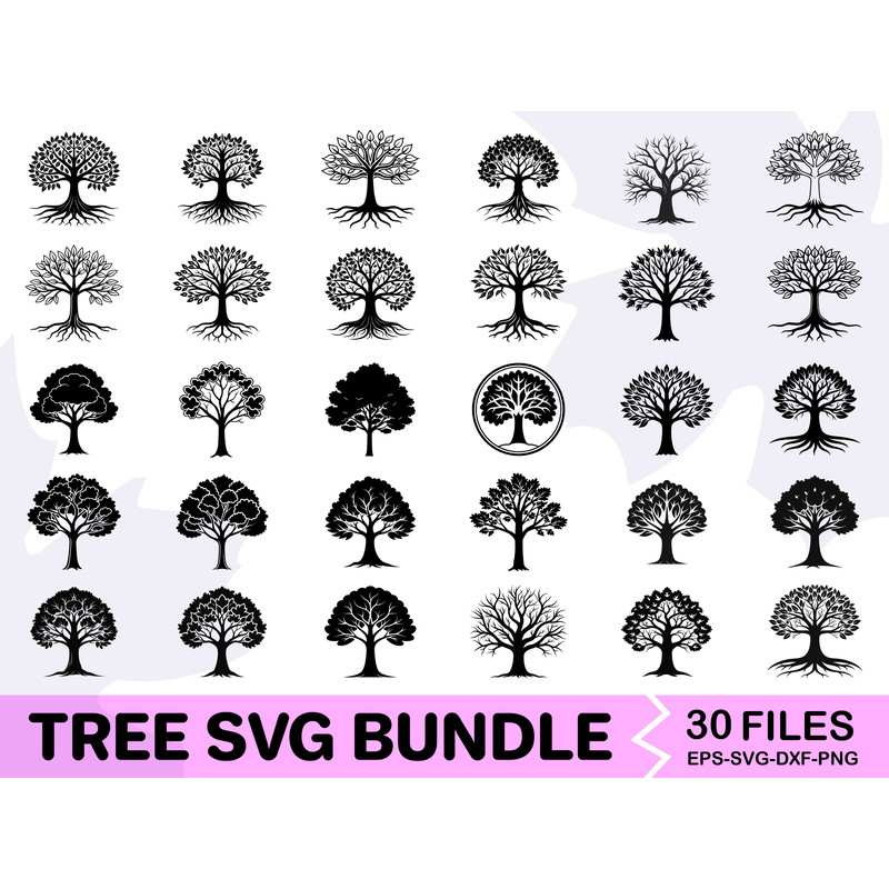 Tree Svg Bundle 3 0