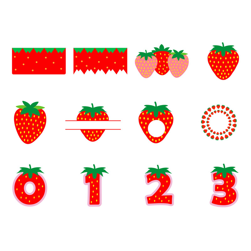 Strawberry SVG Bundle 1