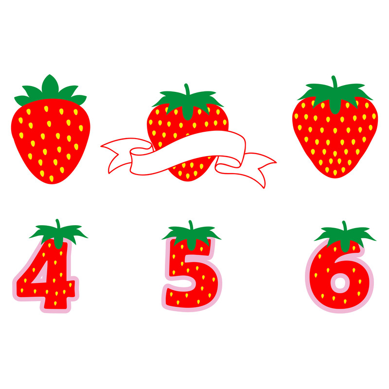 Strawberry SVG Bundle 2