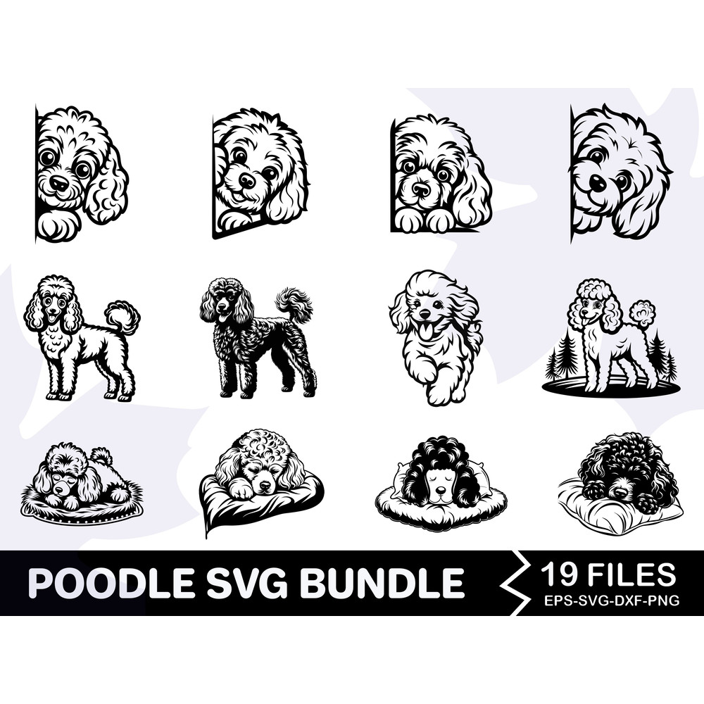Poodle Svg Bundle 0