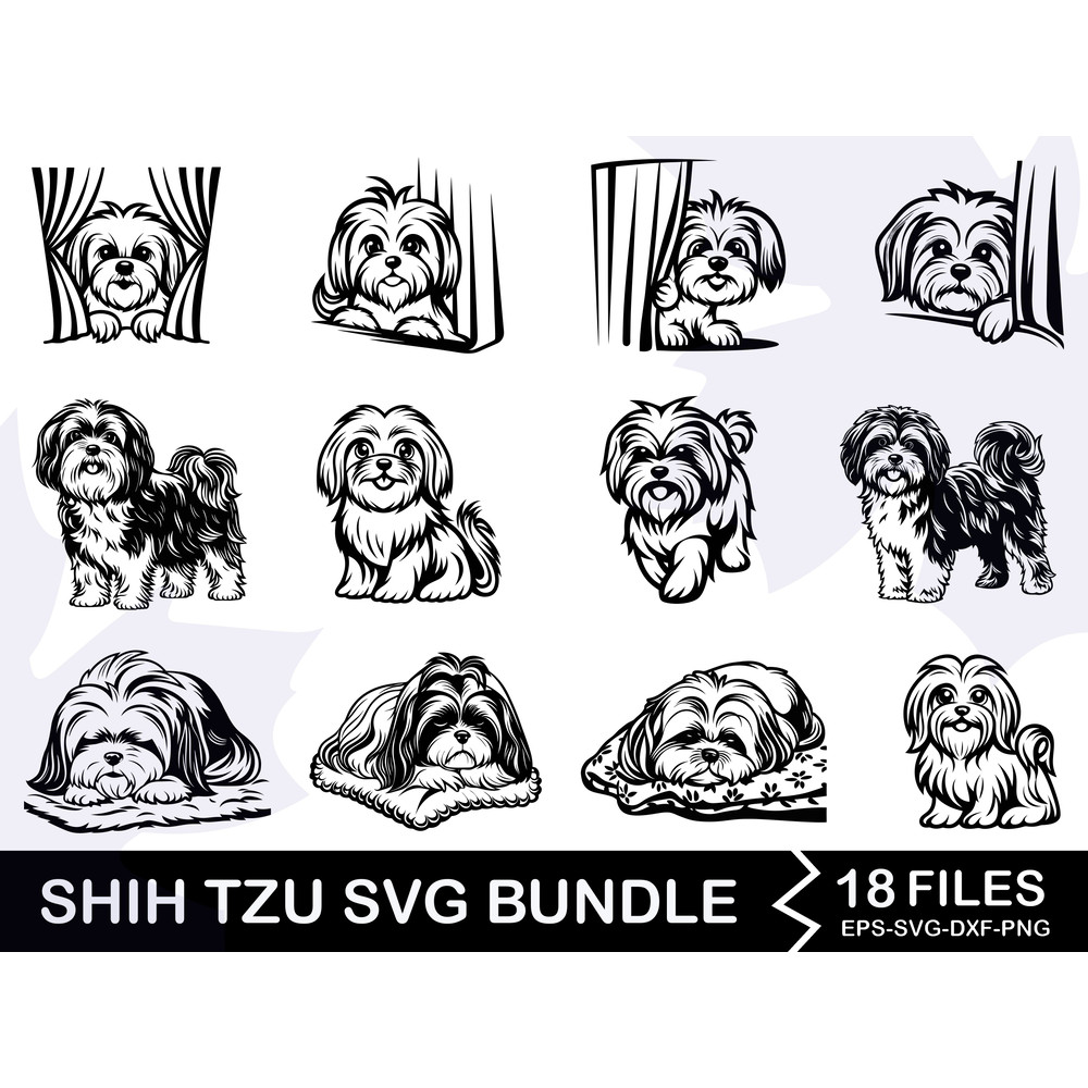 Shih Tzu Svg Bundle 0