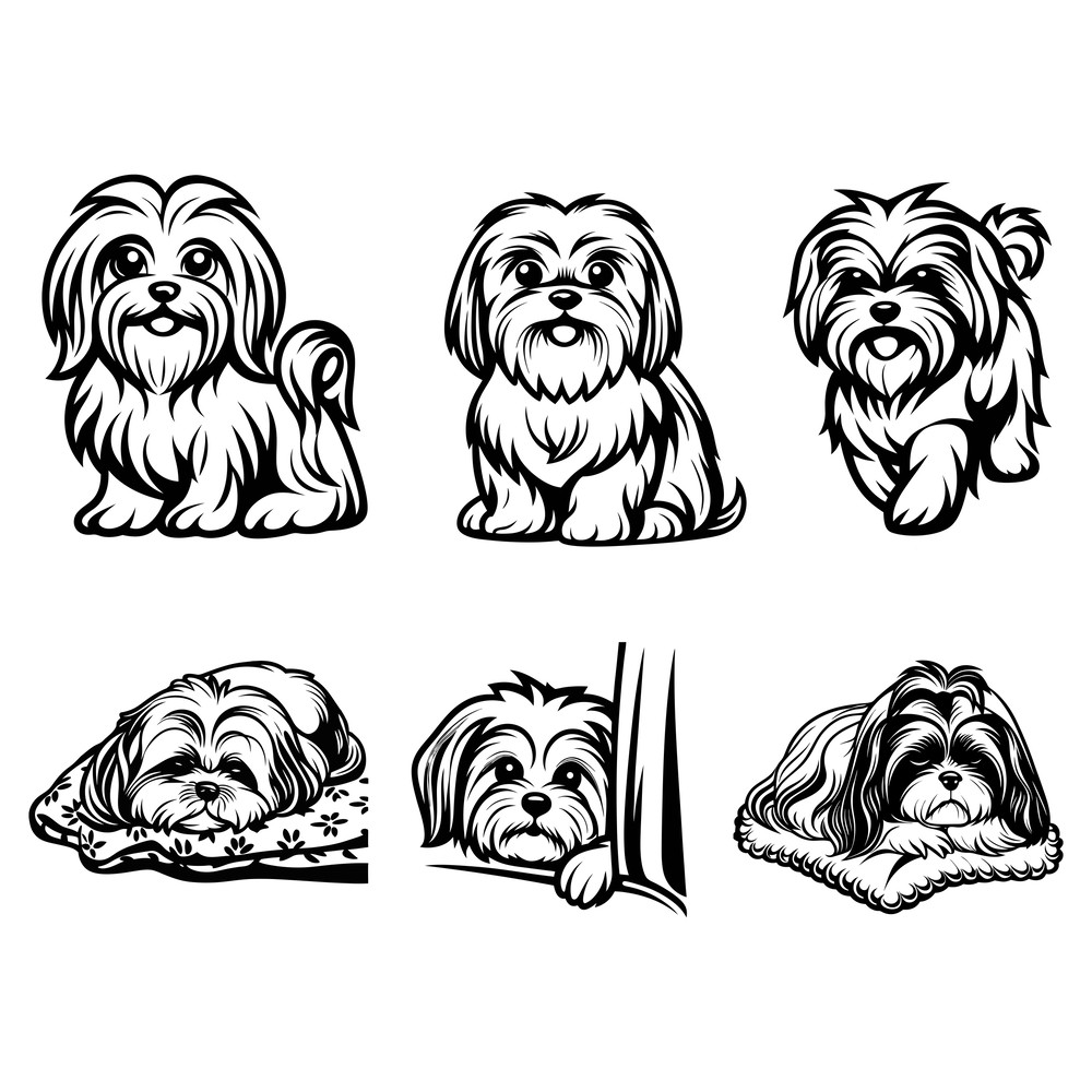 Shih Tzu Svg Bundle 2