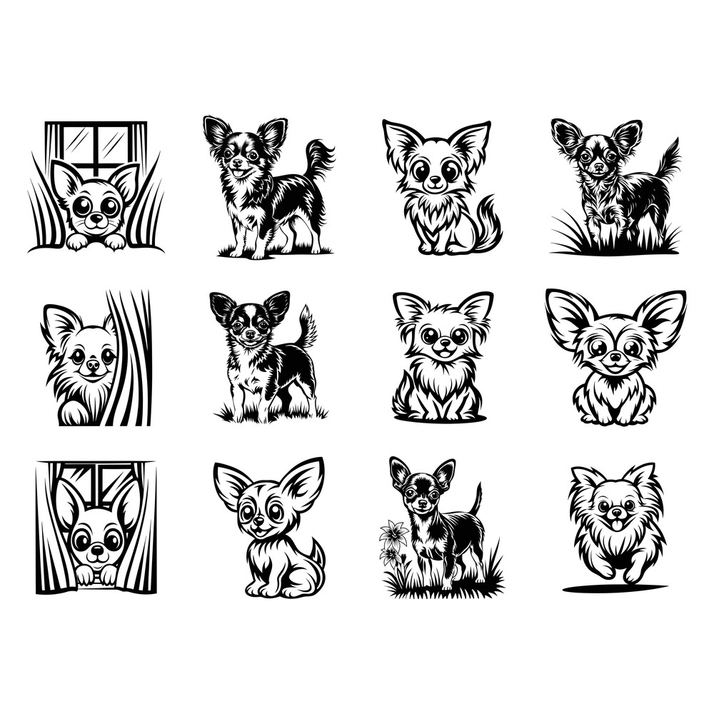 Chihuahua Dog Svg Bundle 1
