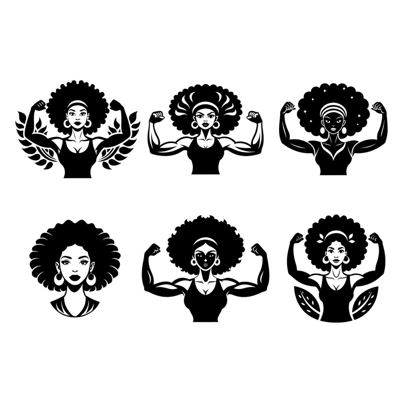 Melanin Woman SVG Bundle 2