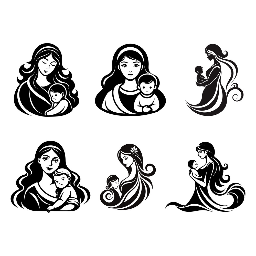Mother And Baby SVG Bundle 2