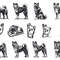 Akita Dog Svg Bundle 1