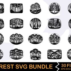 forest svg bundle