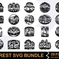 forest svg bundle 3