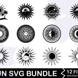 sun svg bundle 1