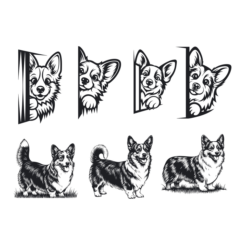 Cardigan Welsh Corgi Dog Svg Bundle 2