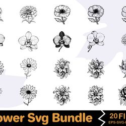 flower svg bundle 10